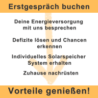 Erstberatung (telefonisch) für unsere Solarspeicher zum Nachrüsten in bestehenden Anlagen