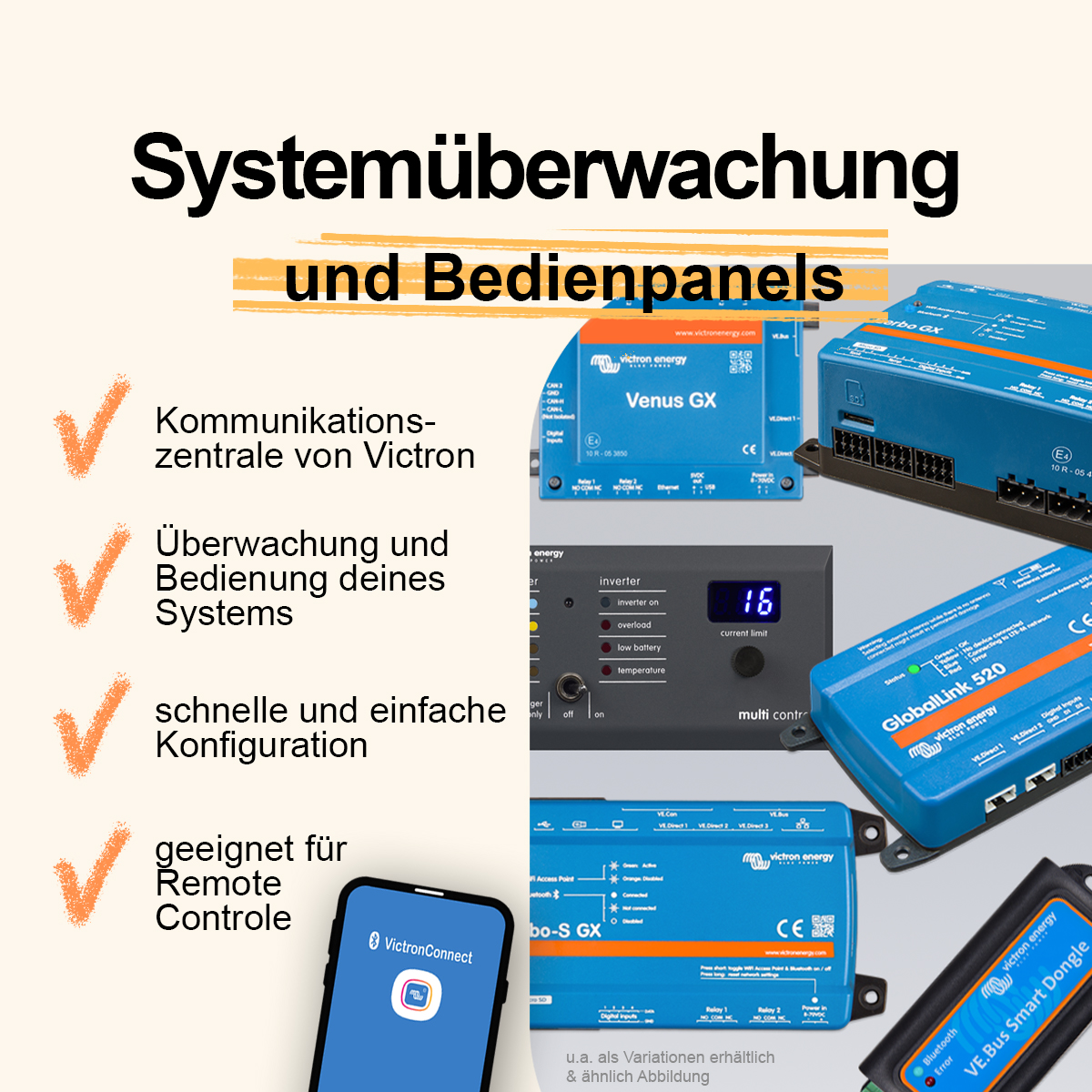 Victron GX Touch Anzeigepanel für Cerbo GX und Cerbo-S GX