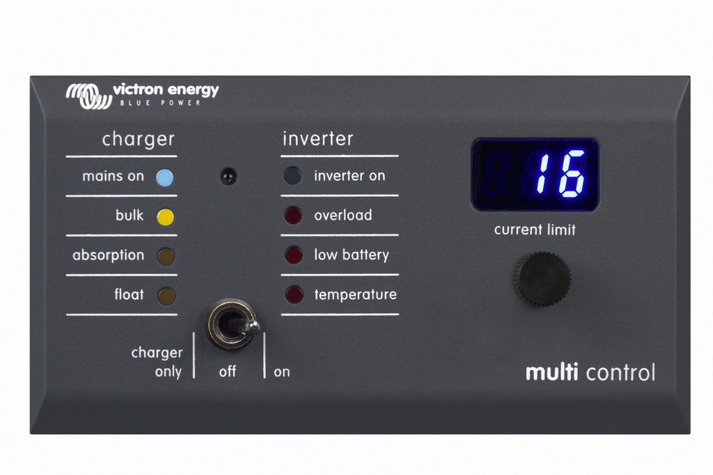 Victron Digital Multi Control Bedienpaneel 200/200A GX (90° RJ45)